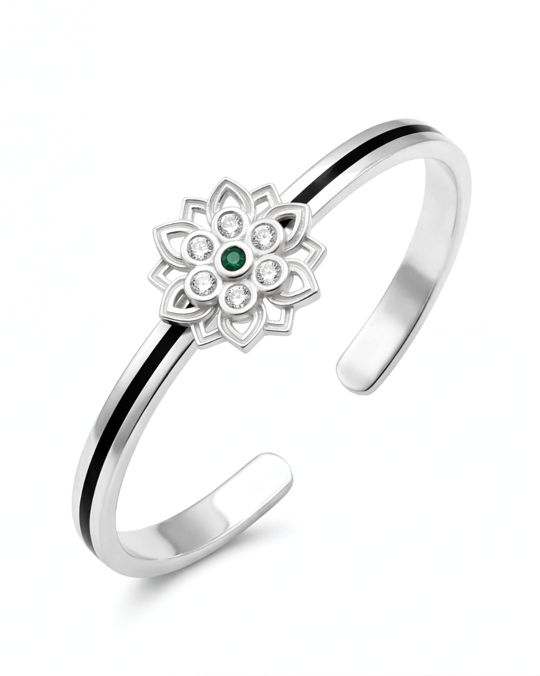 Aurelia Heart Open Cuff Bracelet