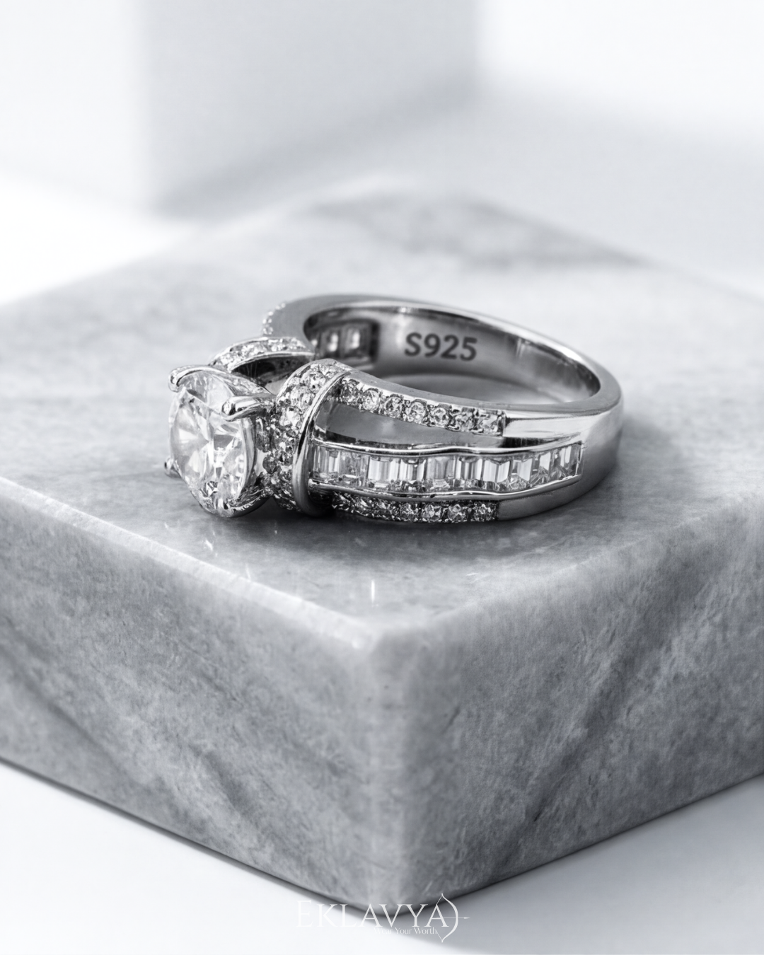 Imperia Crown Solitaire Ring