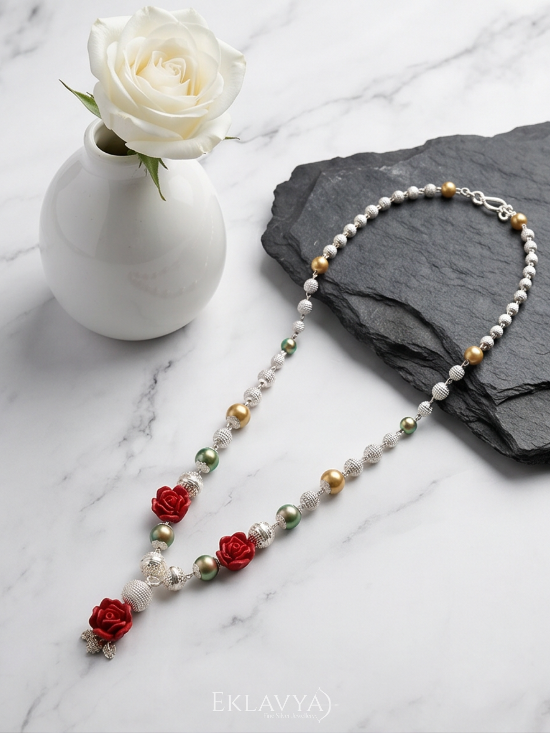 Rose Charm Necklace 1-OF-1