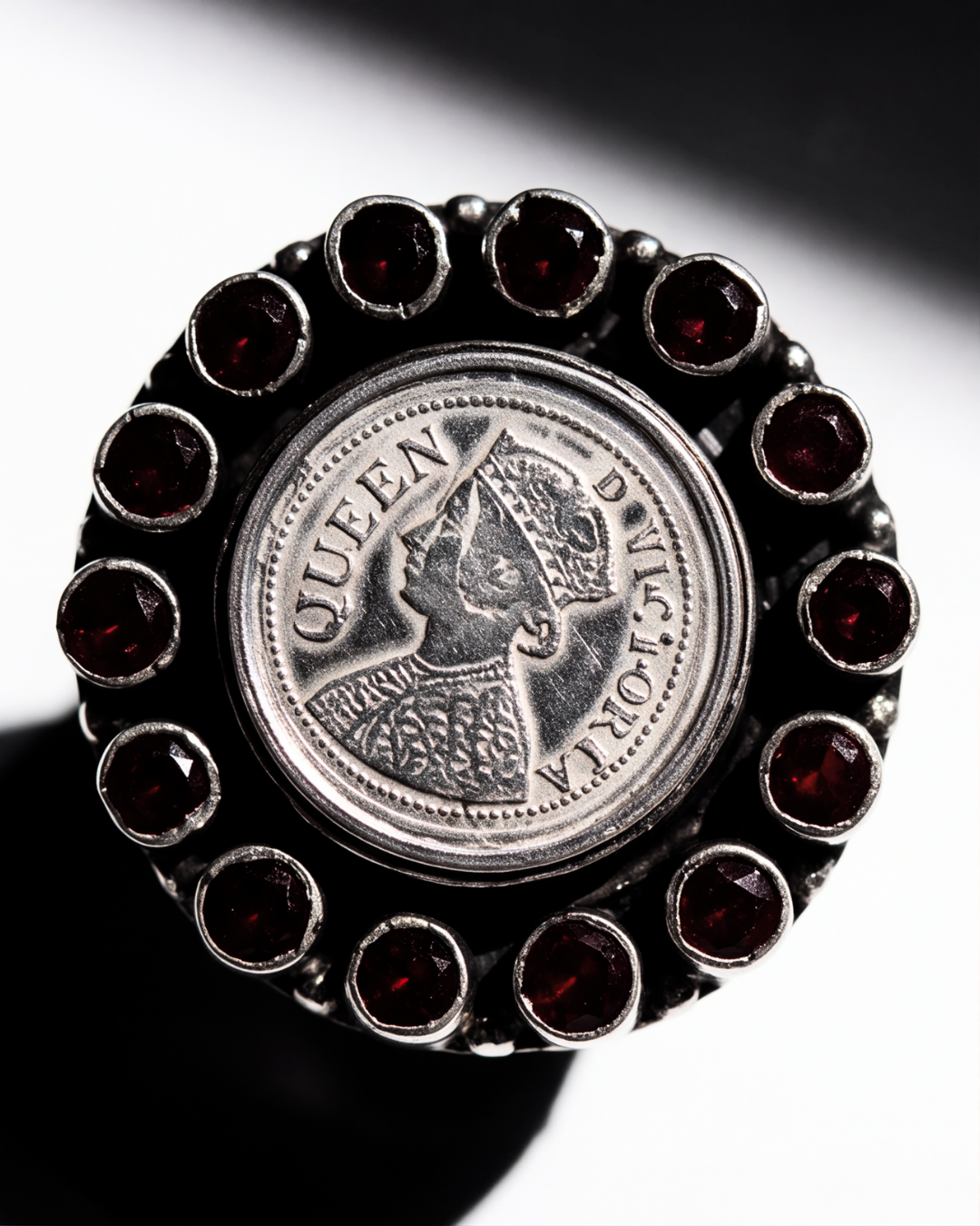 Eklavya Crimson Medallion Ring — catalog image 4