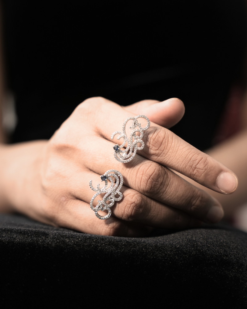 Eklavya Royal Arabesque Ring in the 1-of-1 and Limited Edit