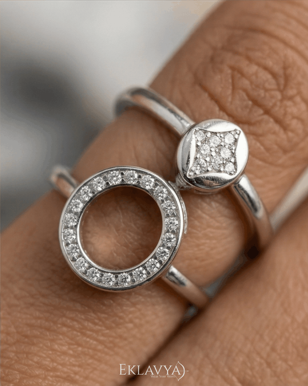 2in1 Oval Star Ring (1 of 1)