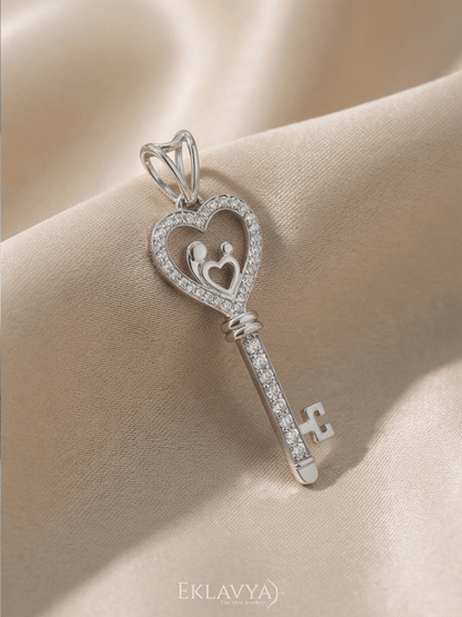 Heart Key Pendant