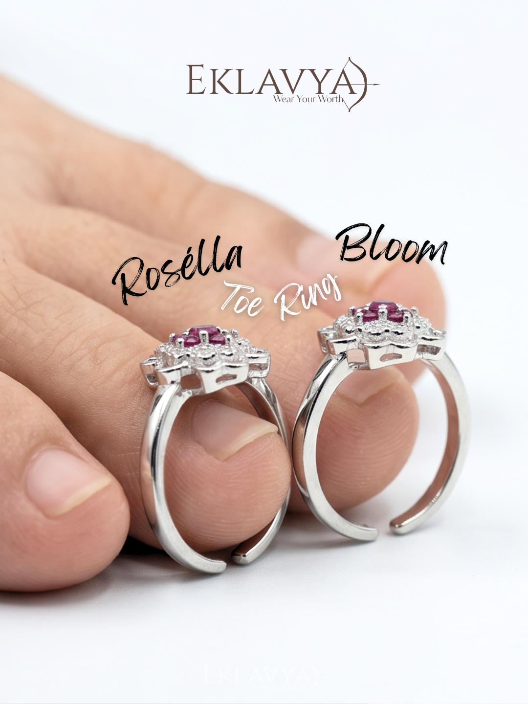 Rosélla Bloom Toe Rings