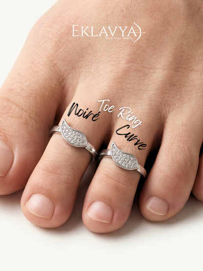 Noiré Curve Toe Rings