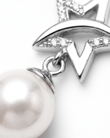 Eklavya Celestial Pearl Star Drop Earrings — catalog image 3