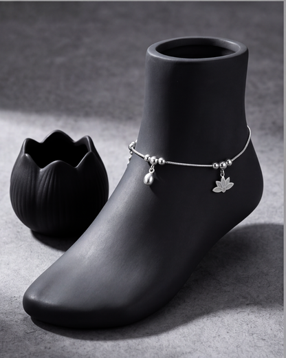 Luna Drop Charm Anklet
