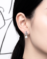 Eklavya Celestial Pearl Star Drop Earrings — catalog image 4
