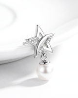 Eklavya Celestial Pearl Star Drop Earrings — catalog image 5