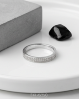 Eklavya Lunevo Pavé Band Ring — catalog image 3