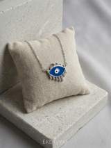 Eklavya Evil Eye Enamel Halo Necklace — catalog image 5