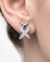 Celestia Cross Stud Earrings