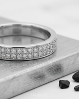 Eklavya Lunevo Pavé Band Ring — catalog image 5