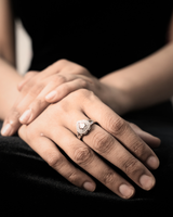 Eklavya Rose Amour Heart Halo Ring — catalog image 2