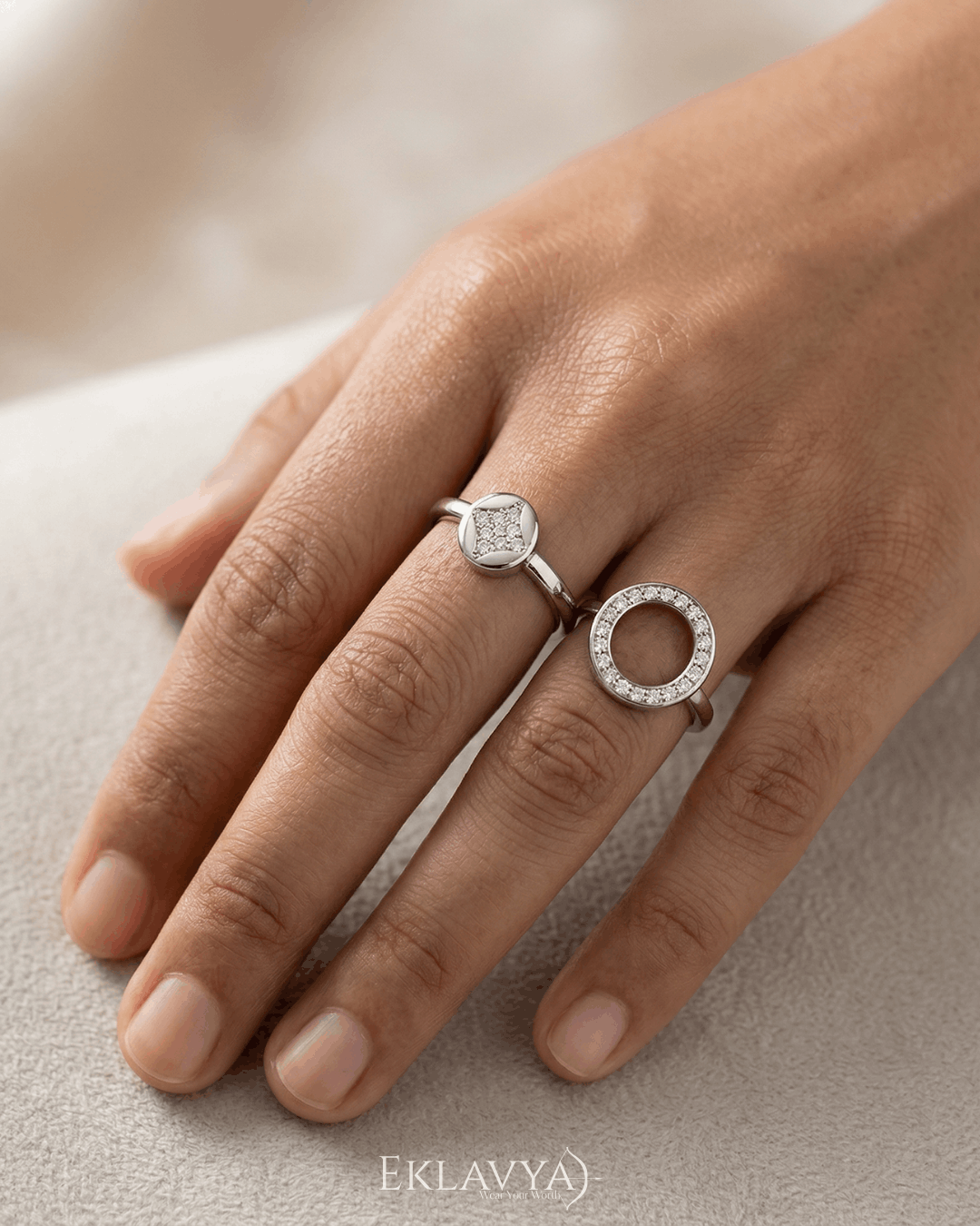 2in1 Oval Star Ring (1 of 1)