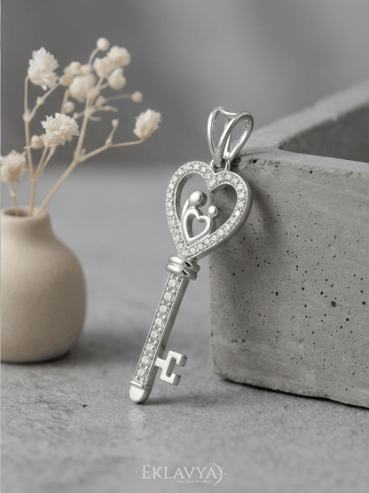 Heart Key Pendant