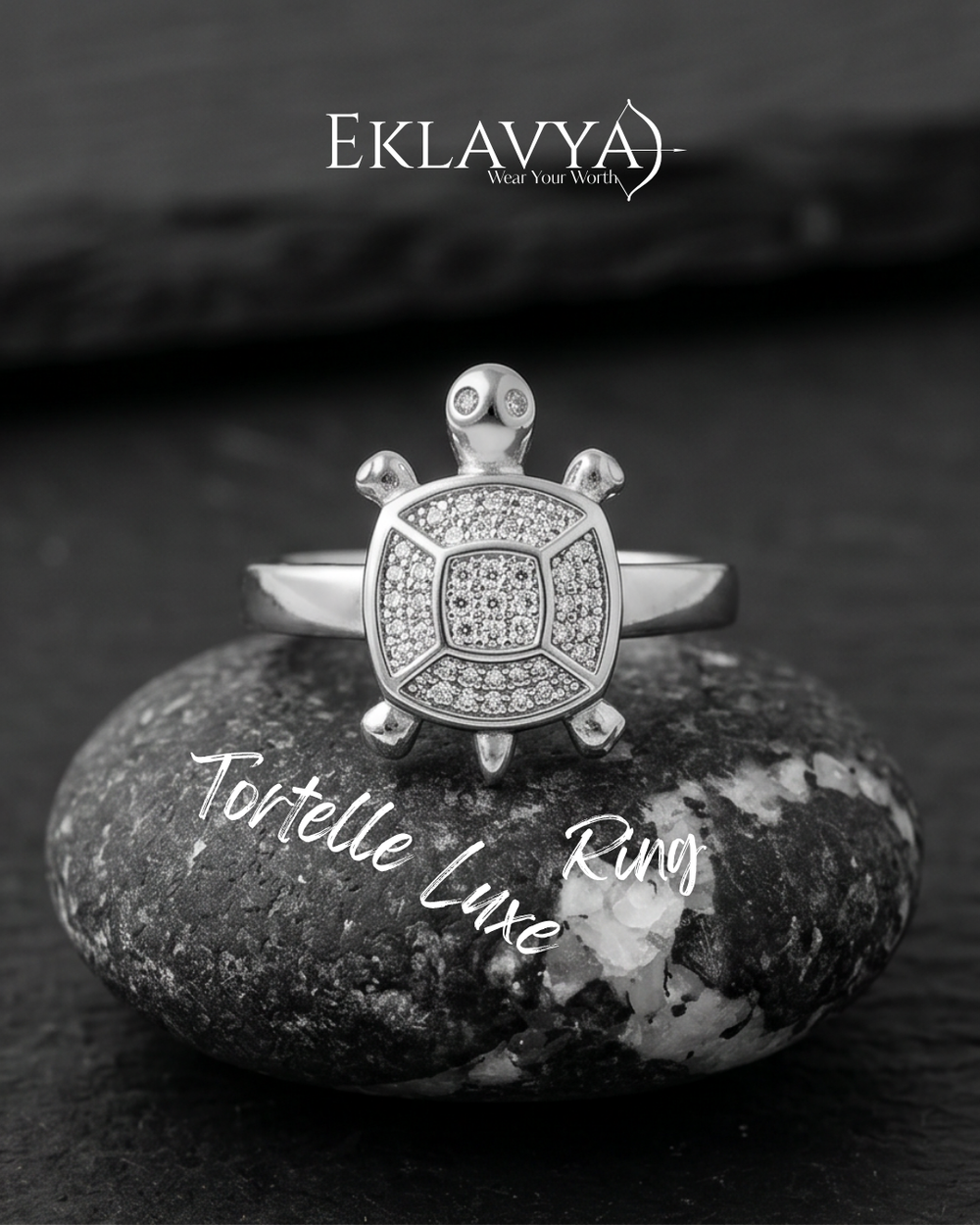 Tortelle Luxe Tortoise Ring