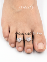 Celestia Orbit Toe Rings