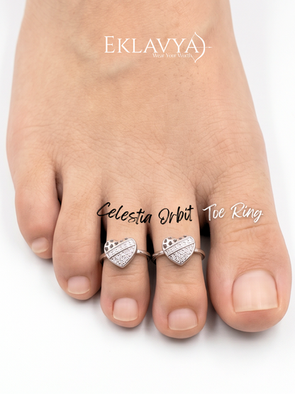 Celestia Orbit Toe Rings