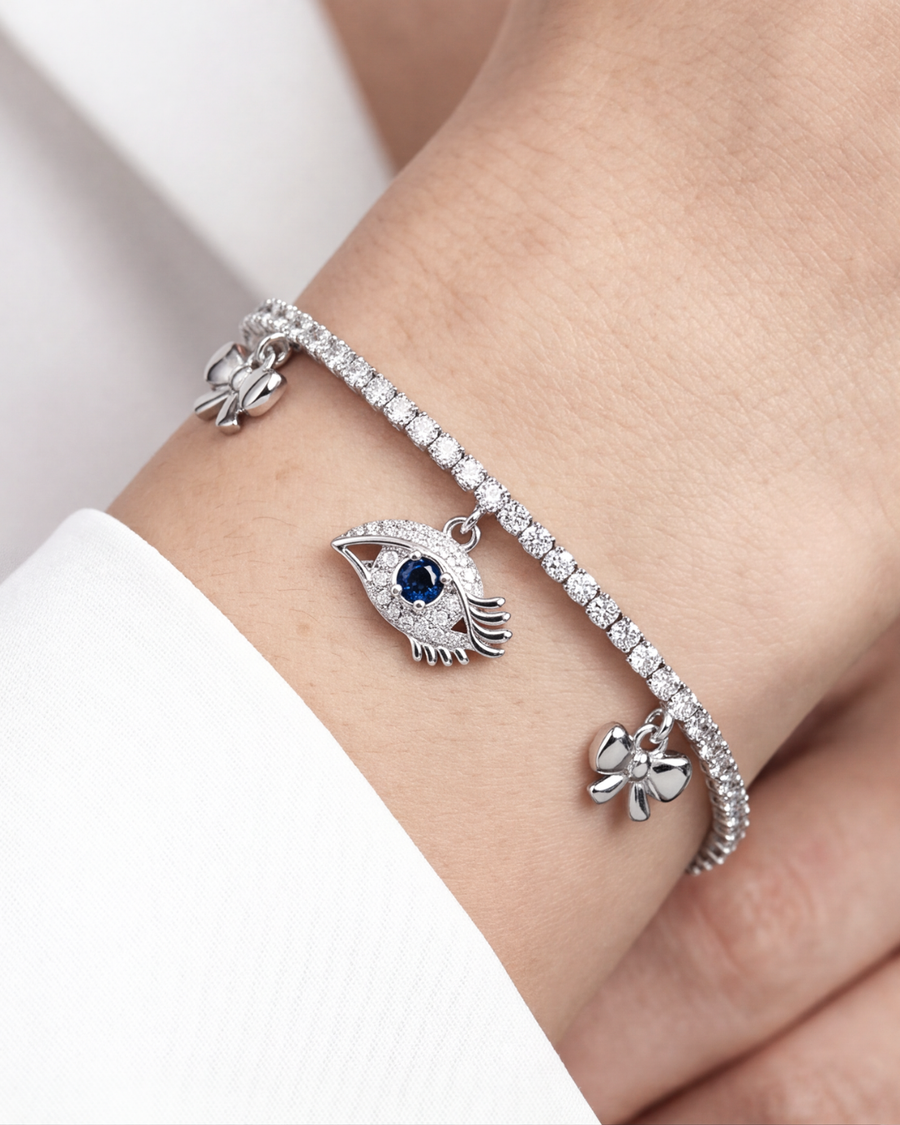 Élysian Charm Tennis Bracelet