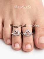 Trinelle Spark Toe Rings