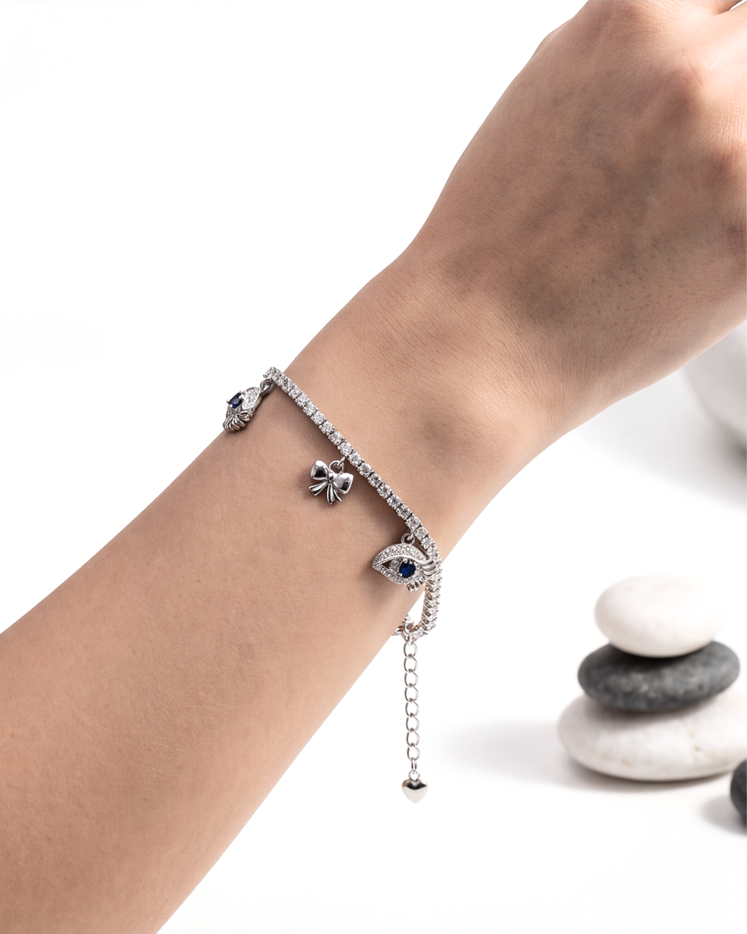Élysian Charm Tennis Bracelet