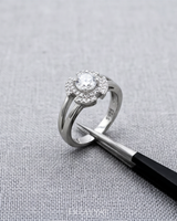 Eklavya Kittyra Double Halo Ring — catalog image 5