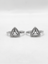 Eklavya Trinelle Spark Toe Rings — catalog image 5