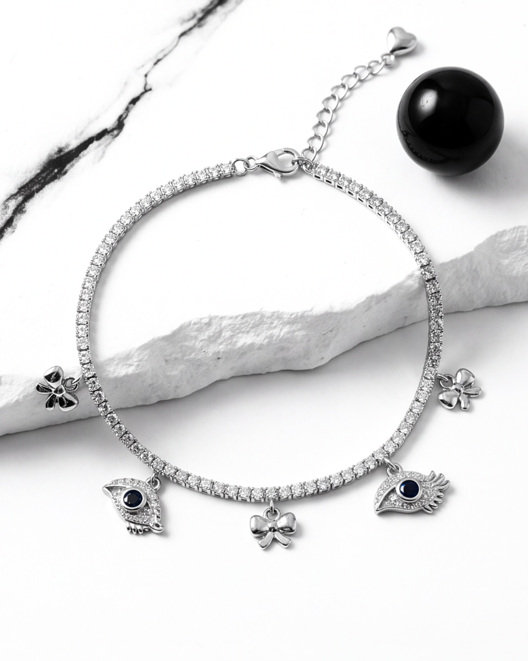 Élysian Charm Tennis Bracelet