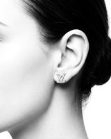 Eklavya Monogram Luxe Pavé Stud Earrings — catalog image 2