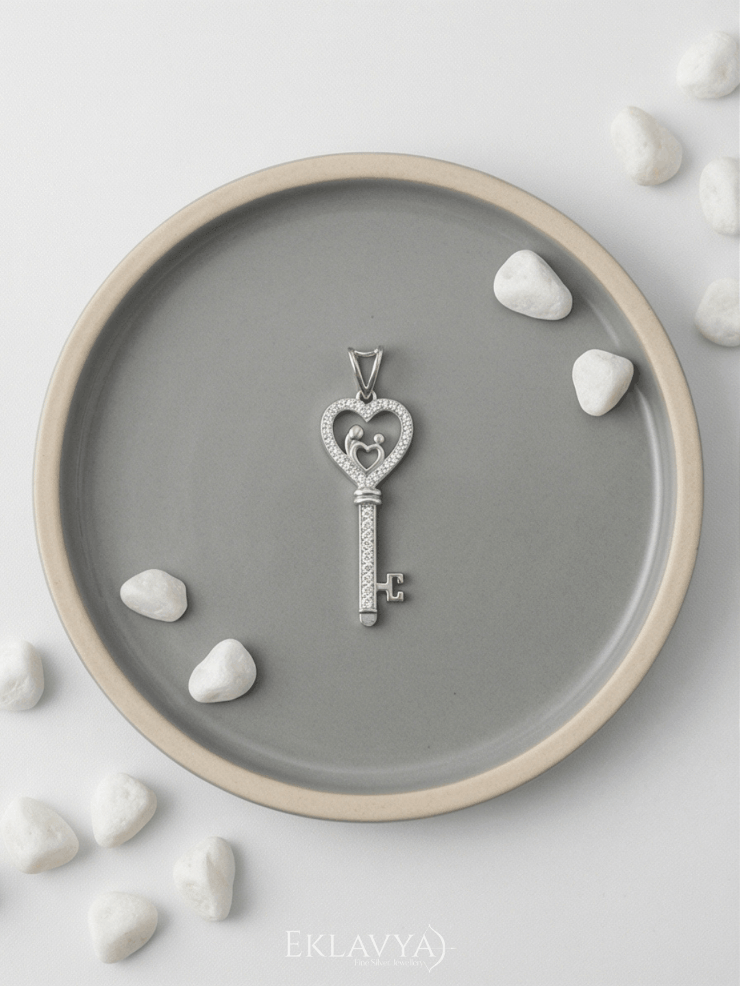 Heart Key Pendant