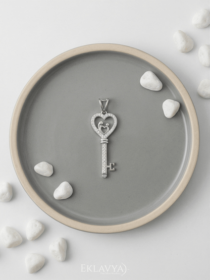 Heart Key Pendant
