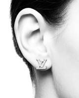 Eklavya Monogram Luxe Pavé Stud Earrings — catalog image 6