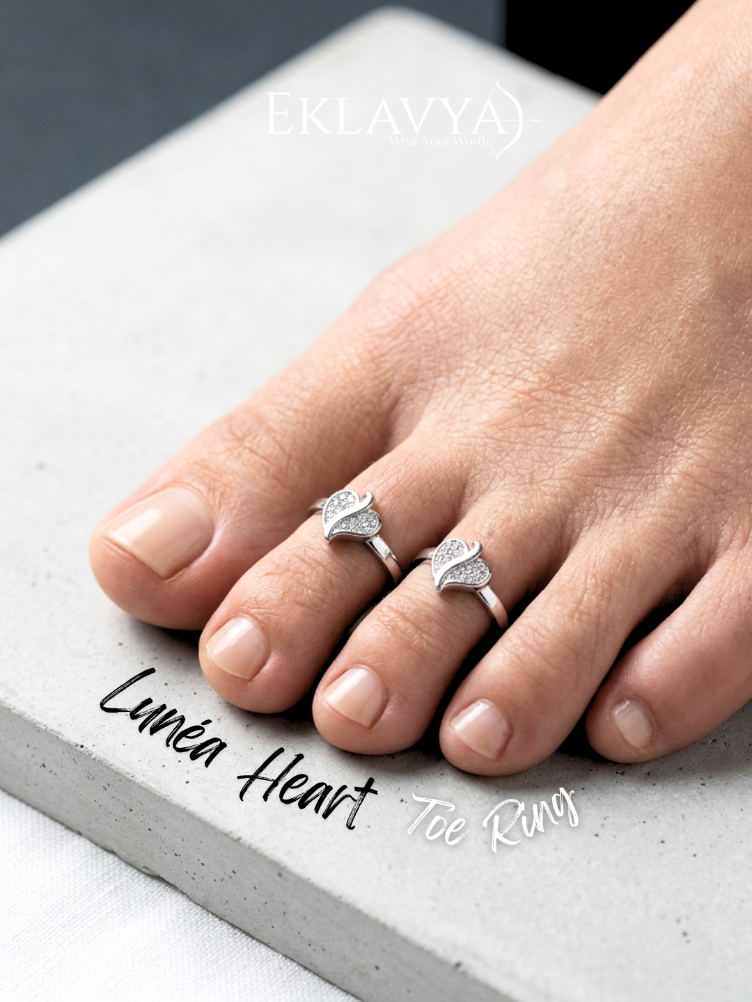 Lunéa Heart Toe Ring