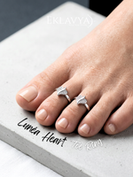Lunéa Heart Toe Ring