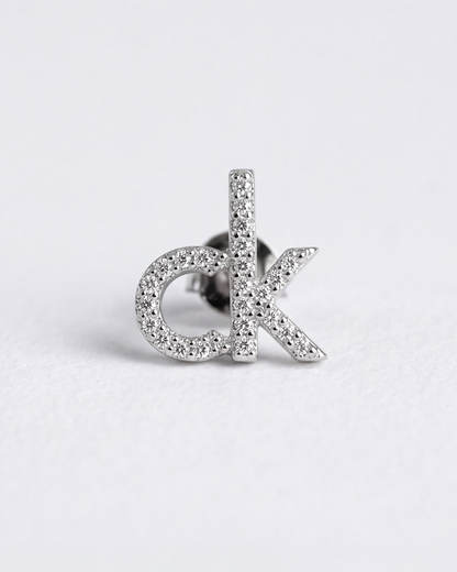 CK Signature Stud Earrings