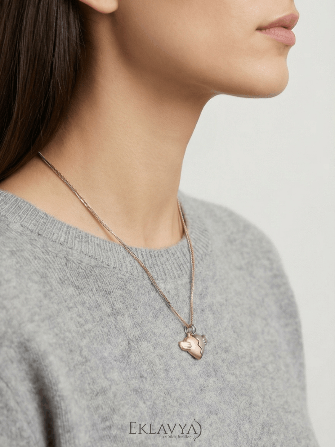 Dualtone Heart Pendant
