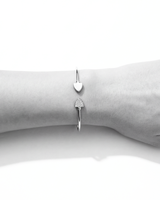 Eklavya Aurelia Duo Heart Open Cuff Bracelet — catalog image 6