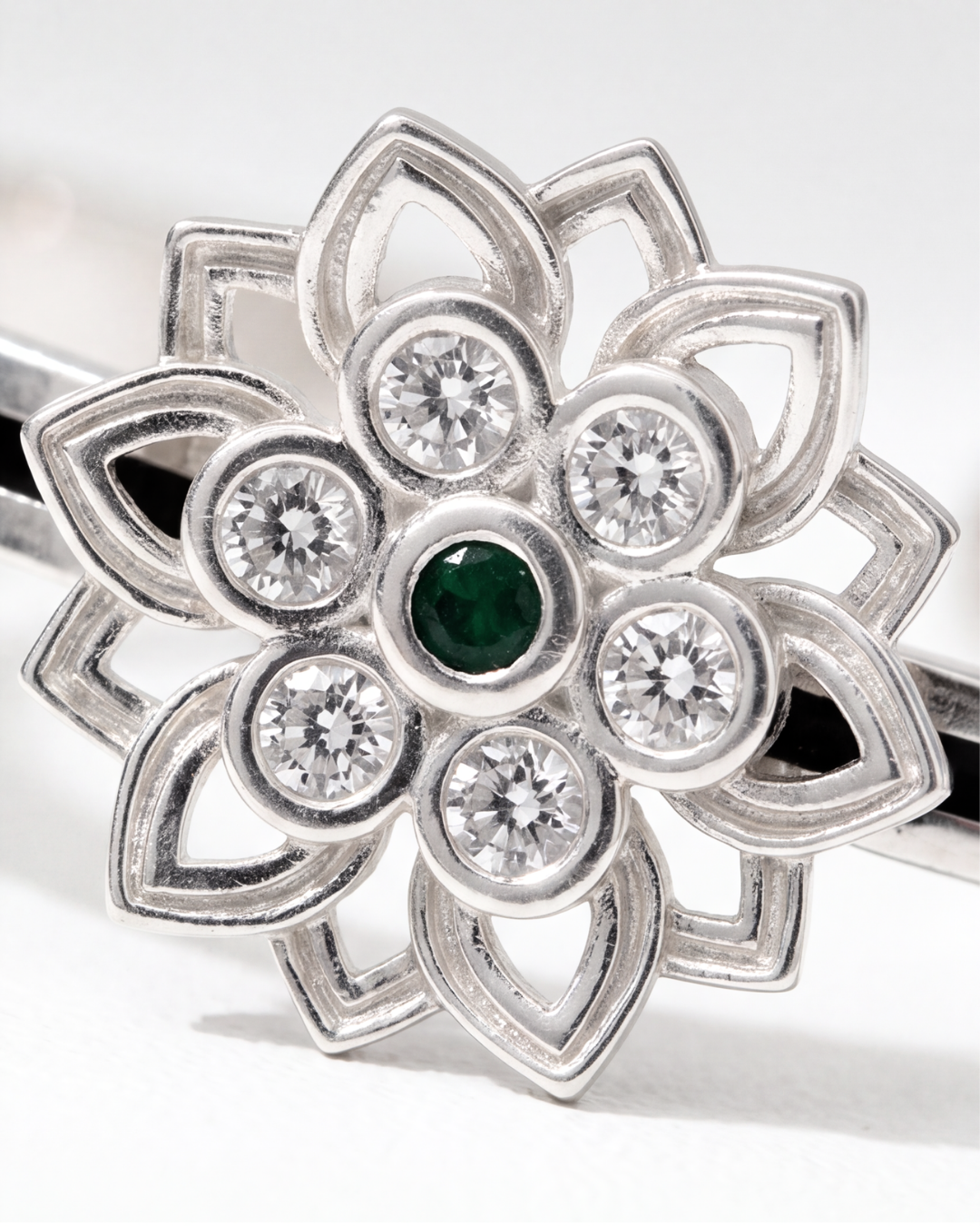 Aurelia Heart Open Cuff Bracelet