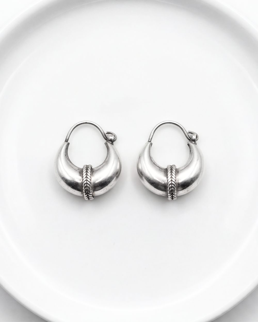 Heritage Dome Baali Hoop Earrings