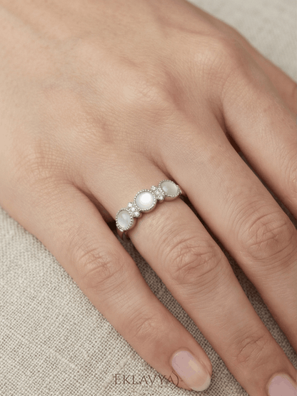 Circle Gem Ring