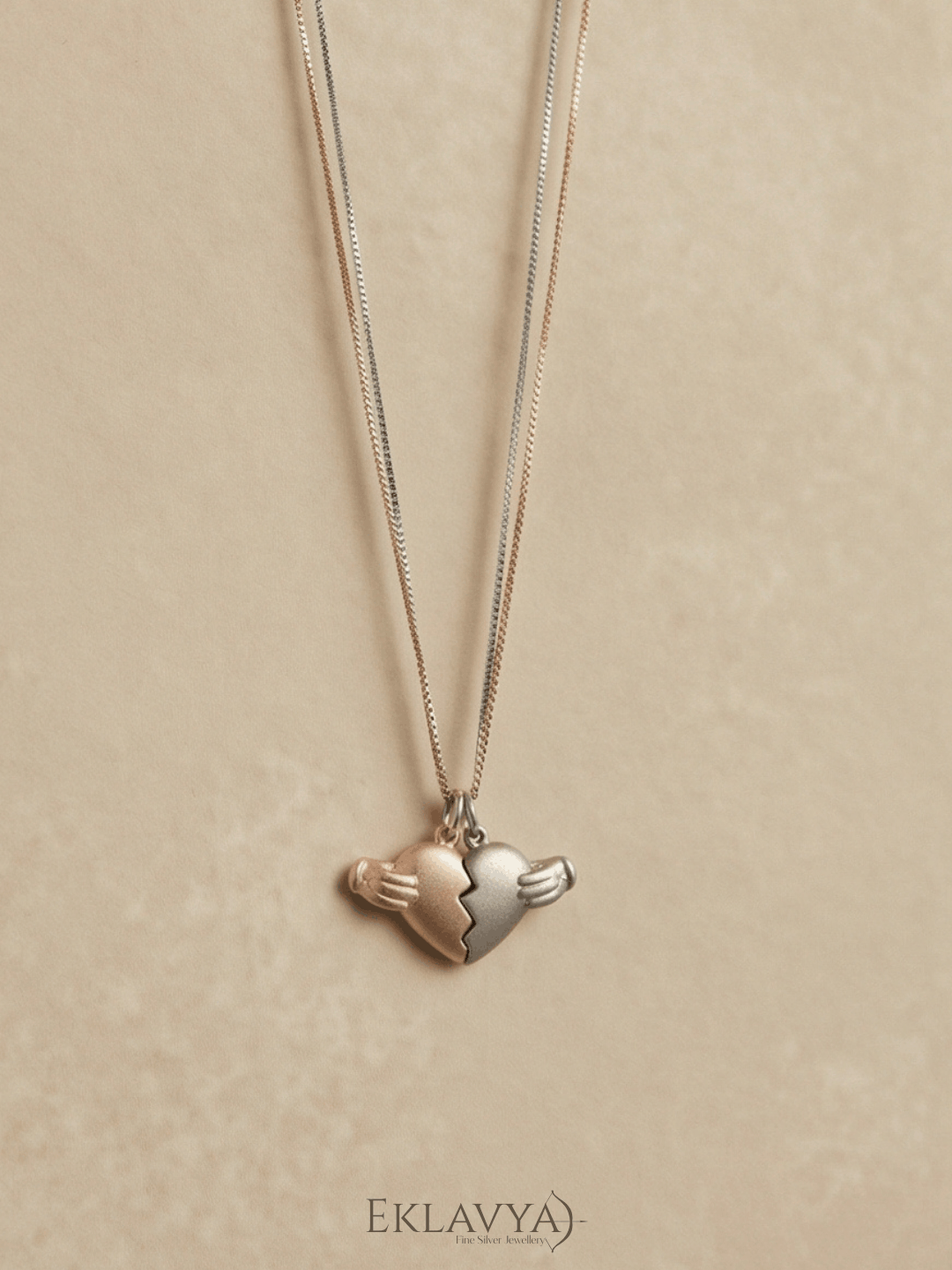 Dualtone Heart Pendant