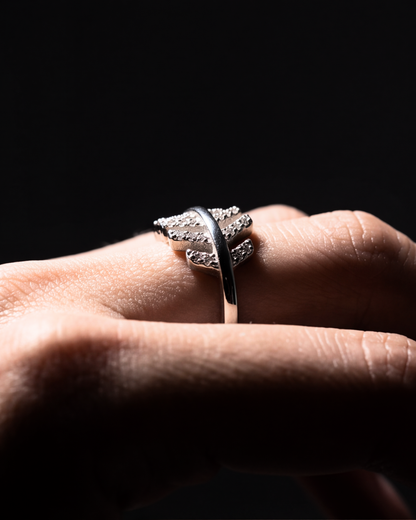 Eklavya Celeste Leaf Ring — catalog image 2