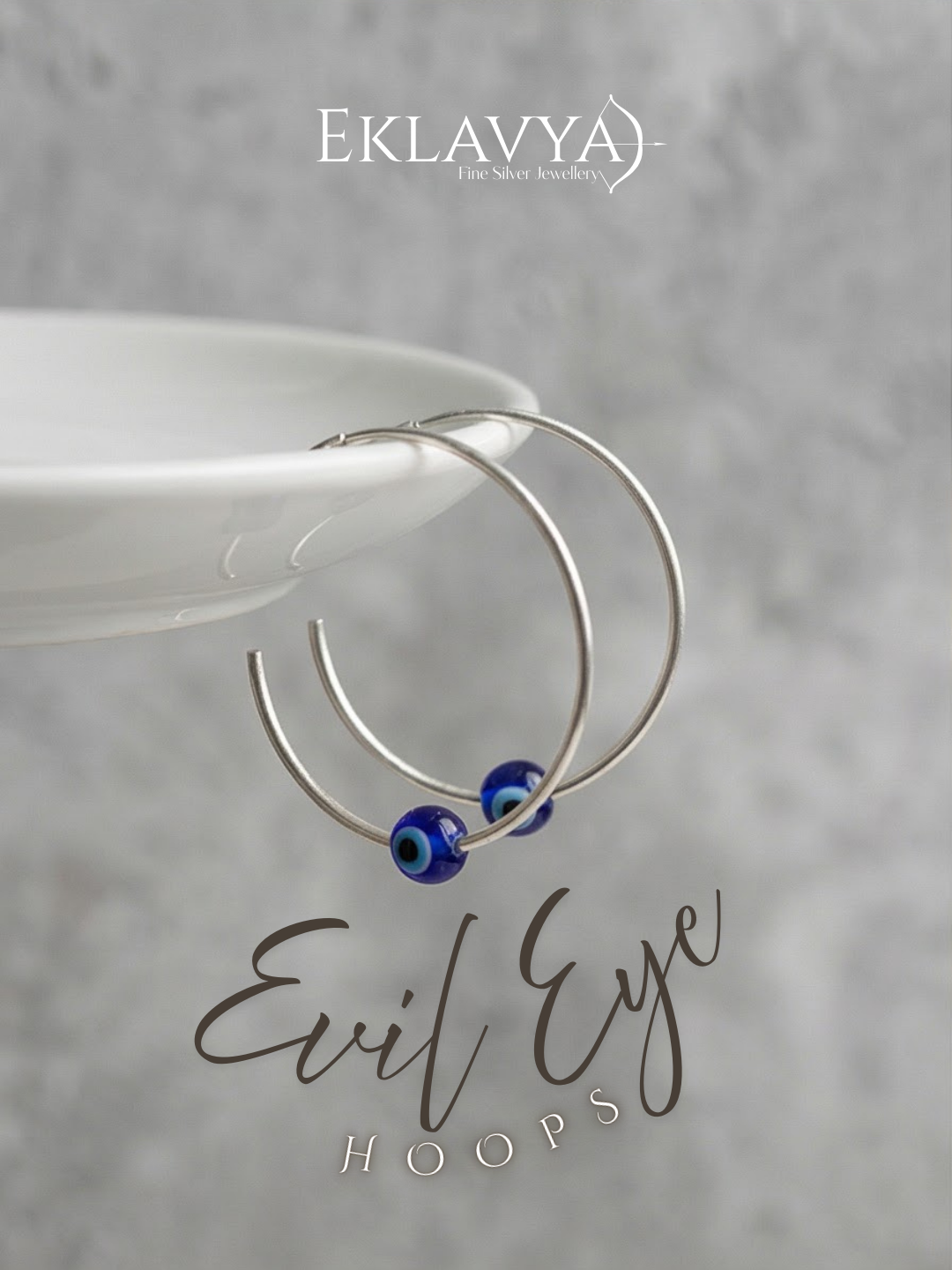 Evil Eye Hoops