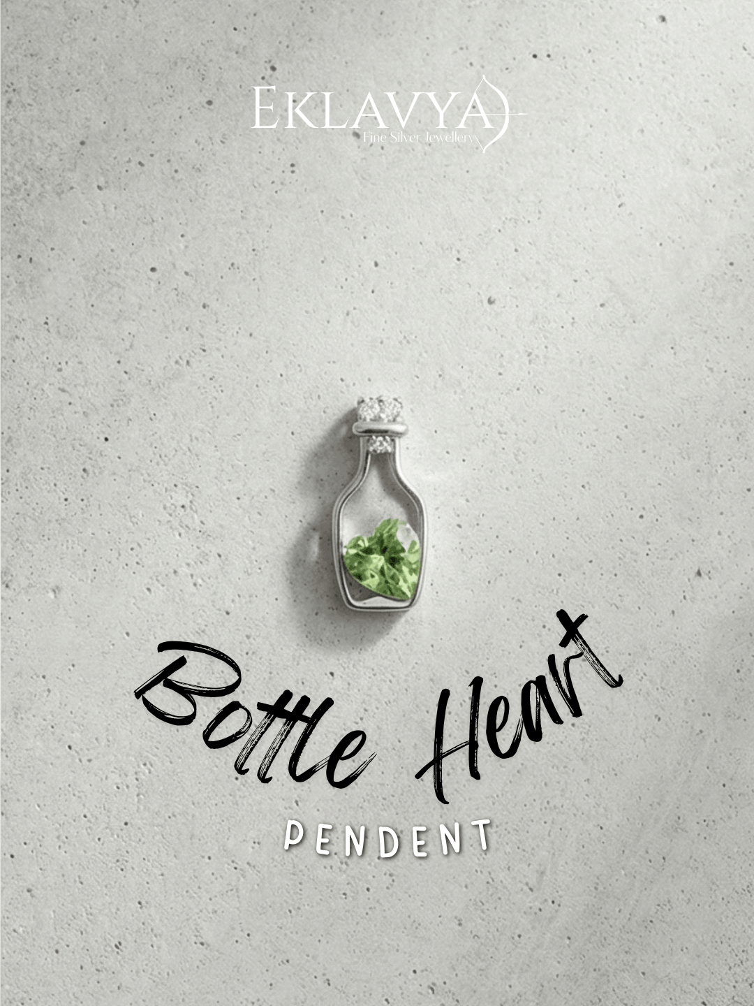 Bottle Heart Pendant