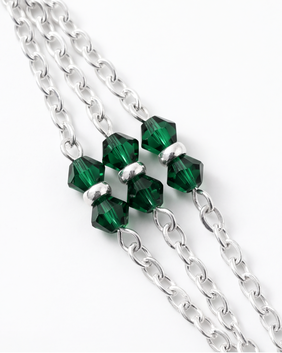 Emerald Cascade Bracelet