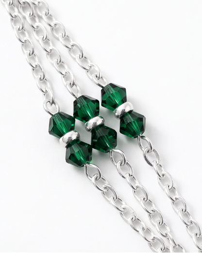 Emerald Cascade Bracelet