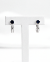 Eklavya Sapphire Halo Baali Earrings — catalog image 2