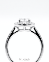 Eklavya Lumea Halo Solitaire Ring — catalog image 2