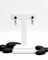 Eklavya Sapphire Halo Baali Earrings — catalog image 4